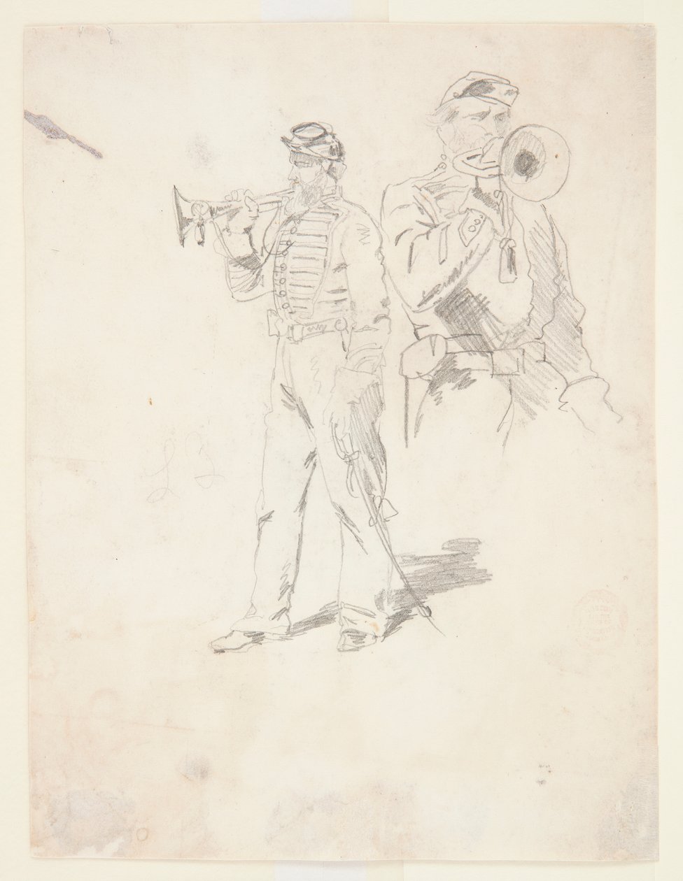 Dvě studie Buglera od Winslow Homer