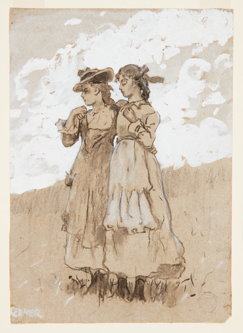 Dvě mladé dívky od Winslow Homer
