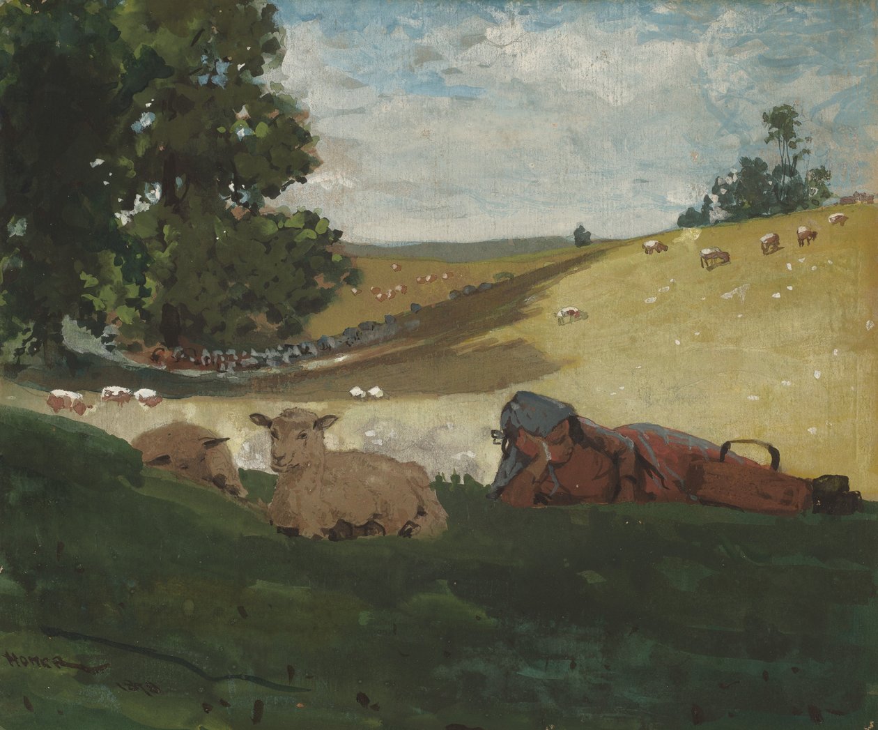 Teplé odpoledne, 1878. od Winslow Homer