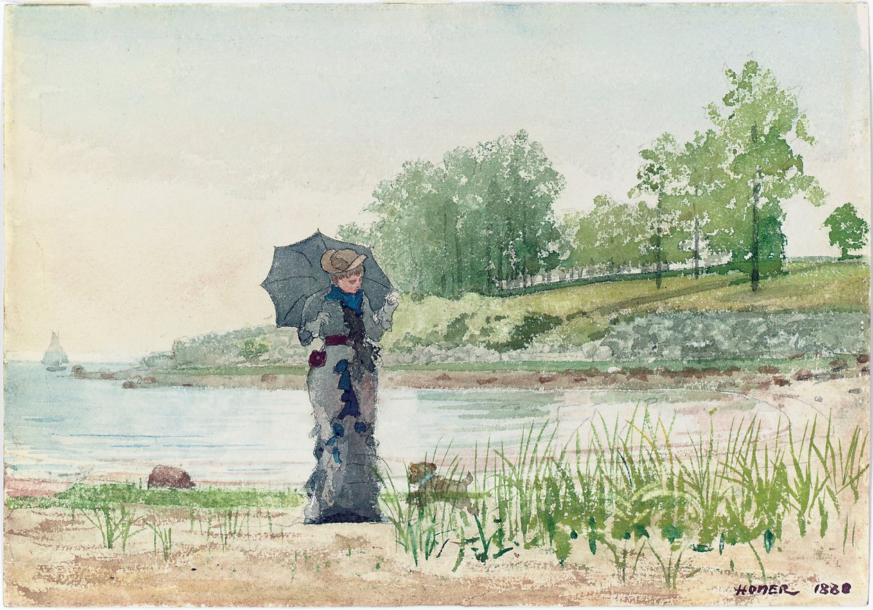 Mladá žena, 1880 od Winslow Homer