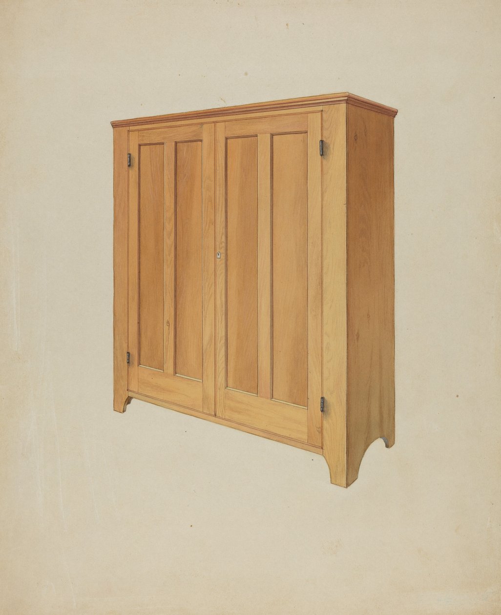 Shaker Cabinet, c. 1937. od Winslow Rich