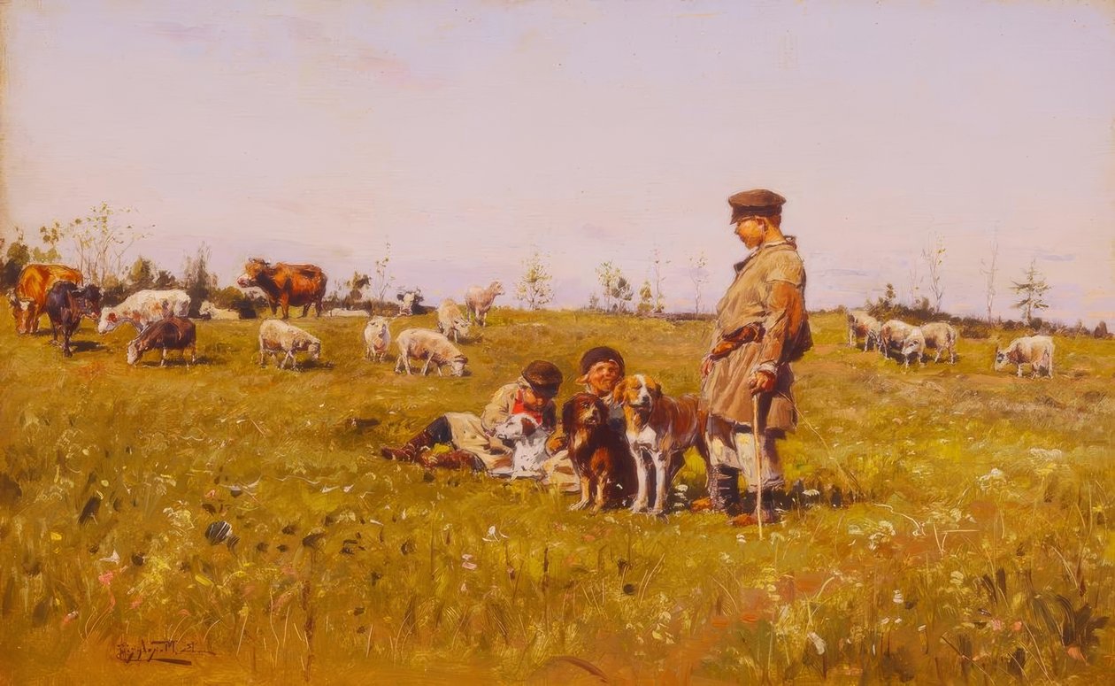 Ovčáci od Wladimir Jegorowitsch Makowski