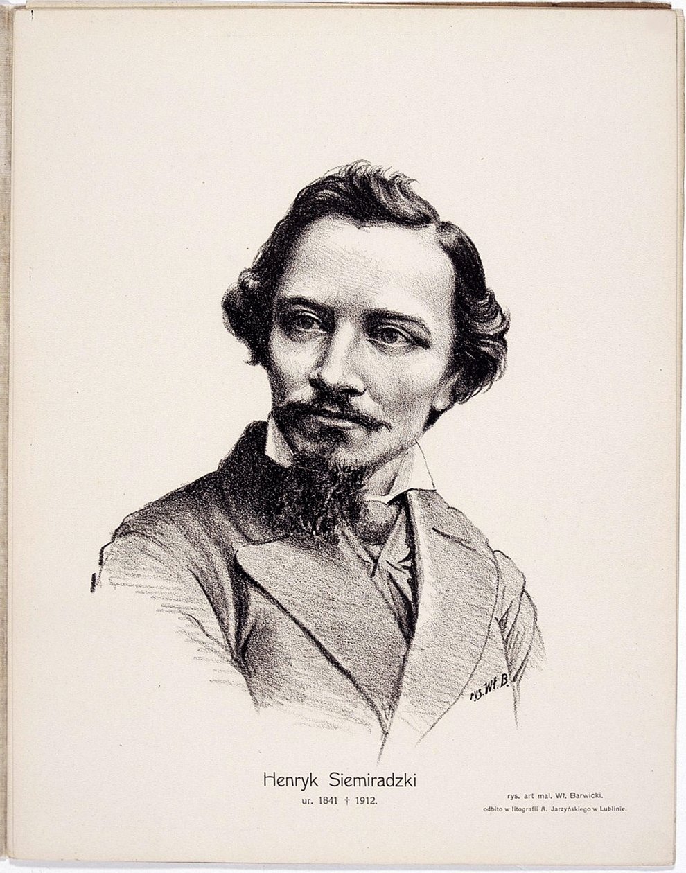 Henryk Siemiradzki 1843-1902, 1917 od Wladyslaw Barwicki