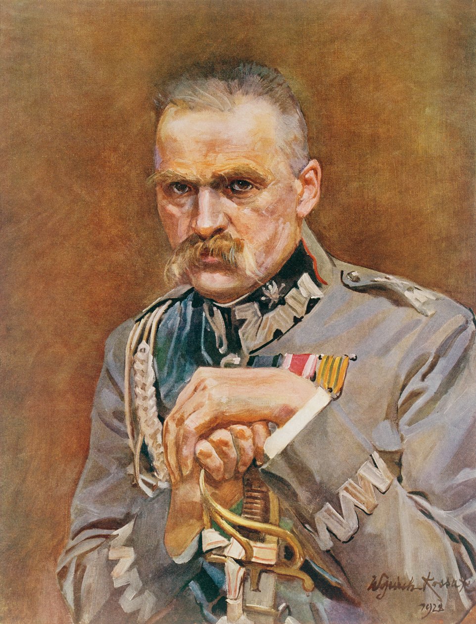 maršál Joseph Pilsudski (1867-1935) od Wojciech Kossak