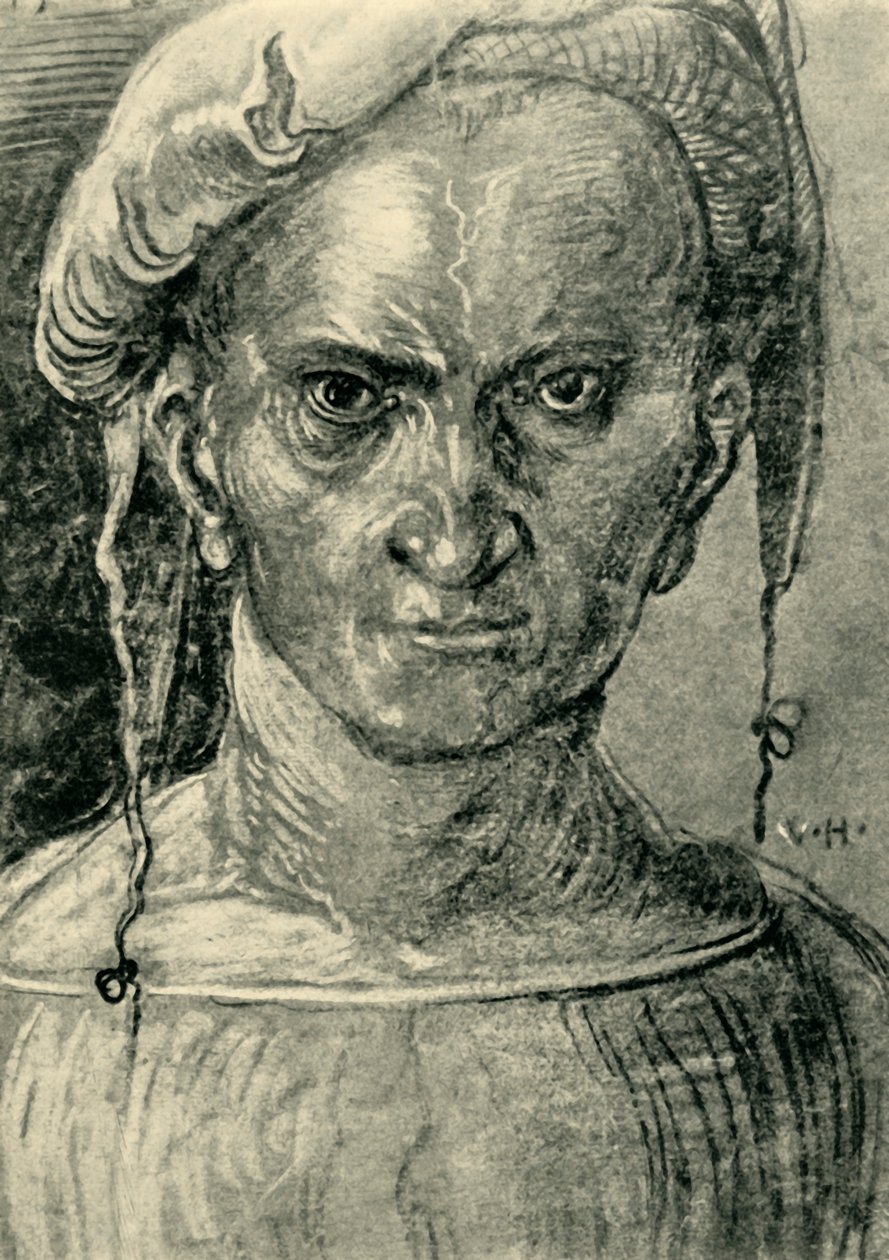 Portrét muže, 1522, 1943. od Wolf Huber