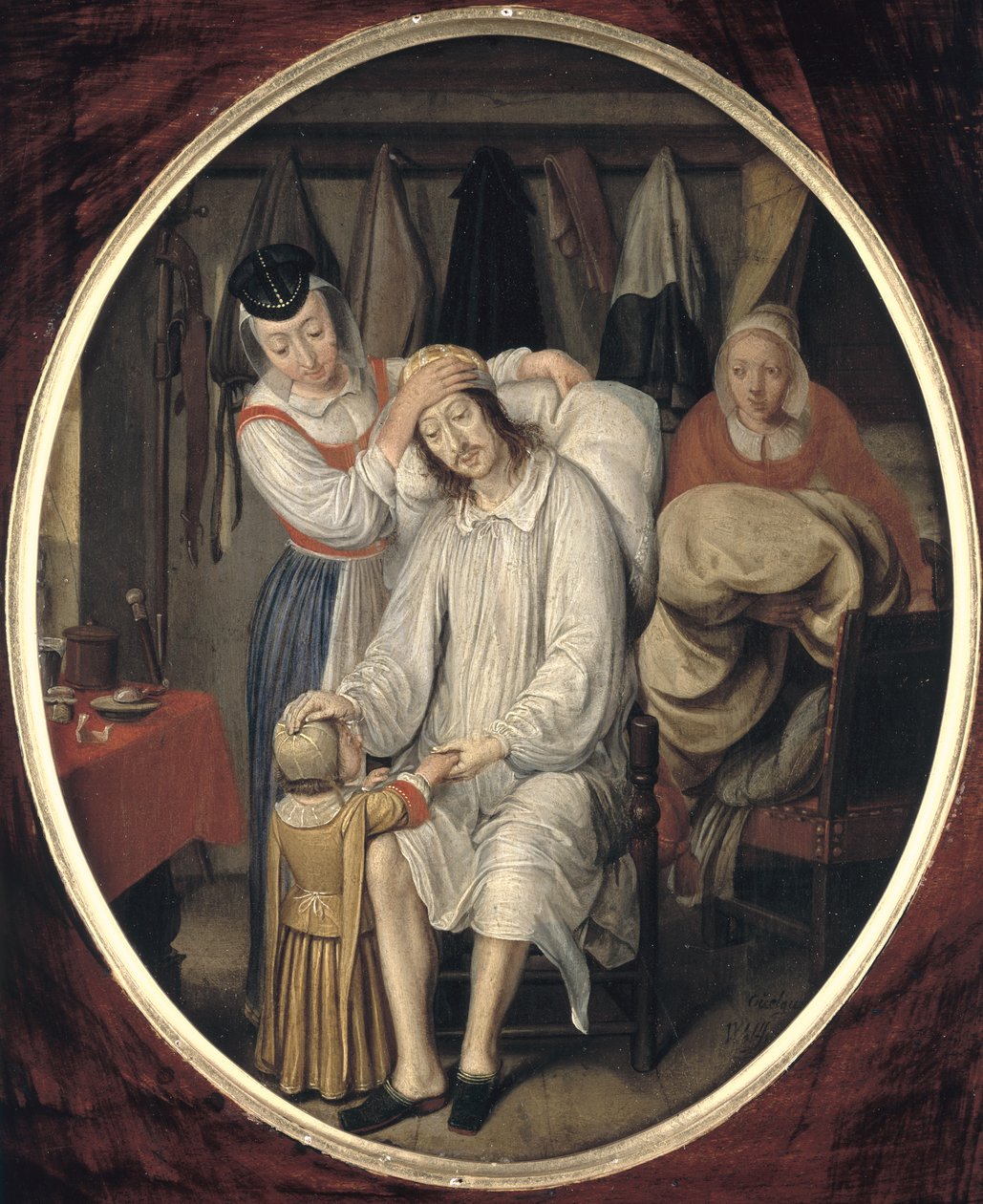 Invalida, 1669 (olej na měděné desce) od Wolfgang Heimbach