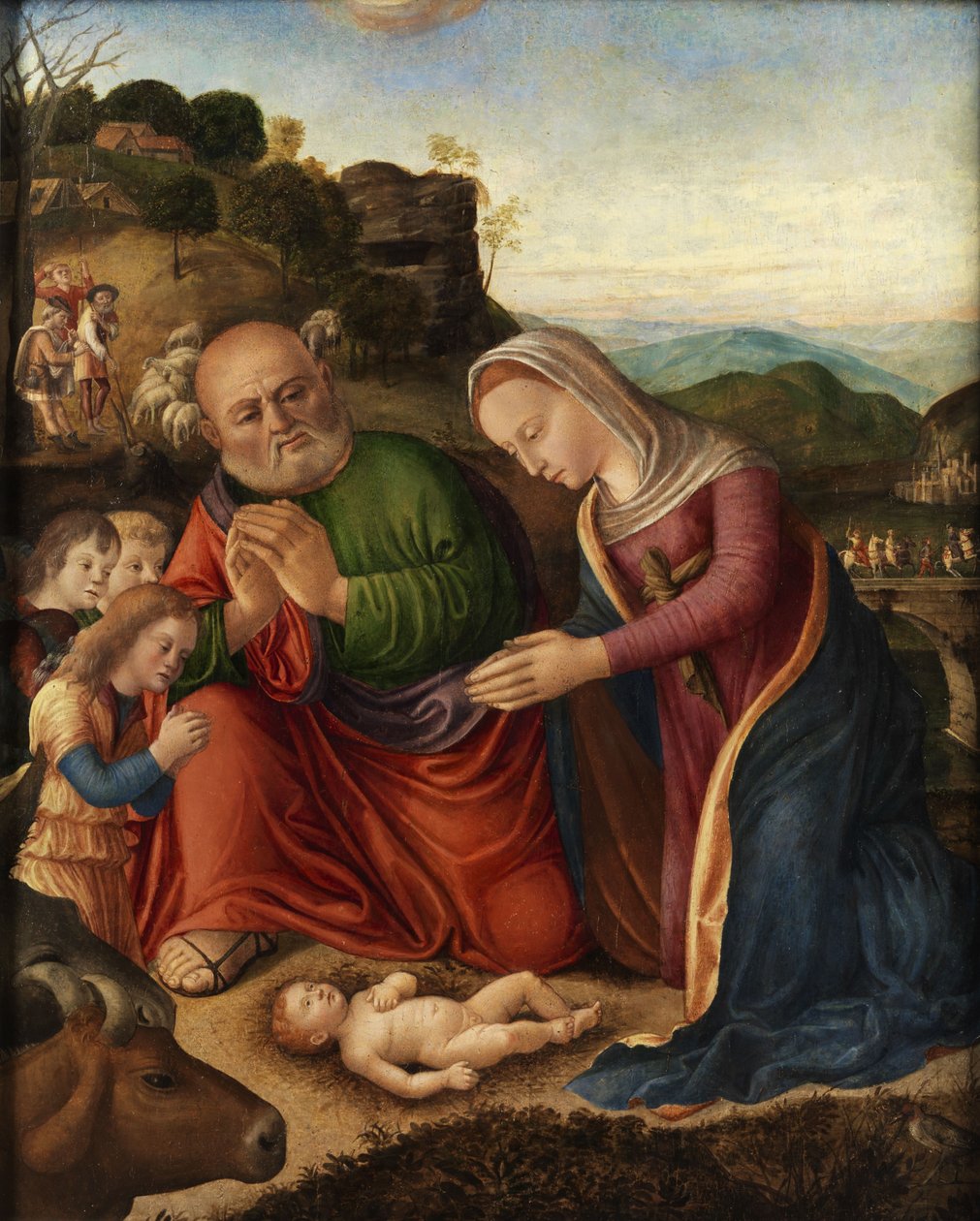 Adorace dítěte od Giovanni Bellini
