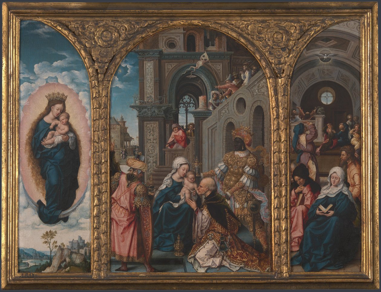 Klanění králů od Workshop of Jan Gossaert