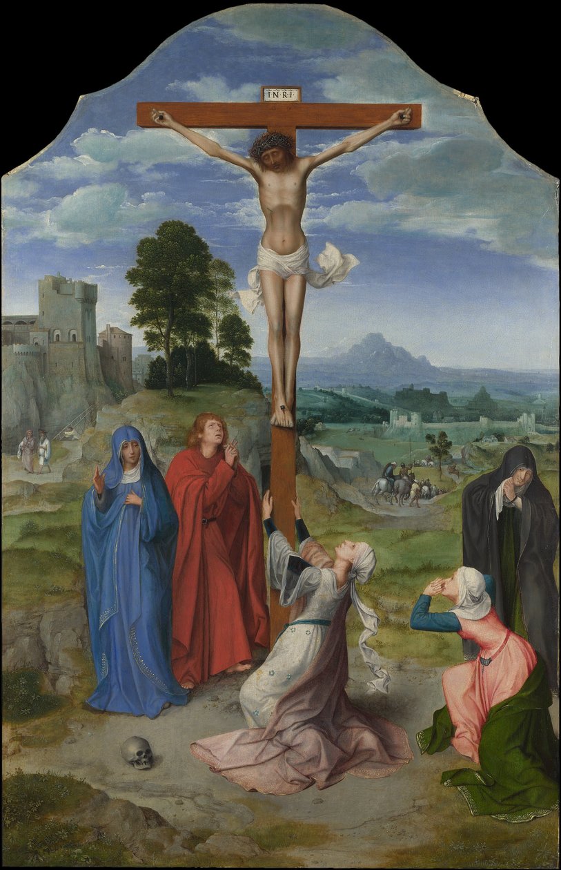 Ukřižování od Workshop of Quentin Matsys