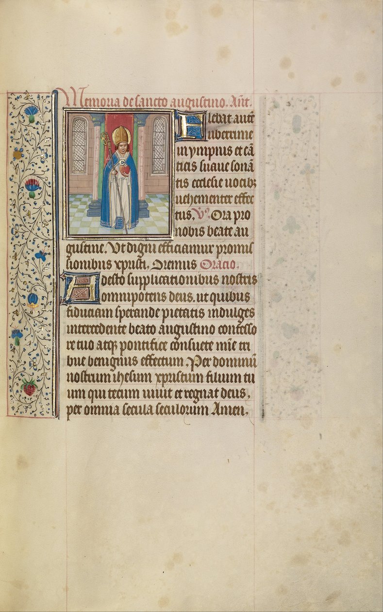 Svatý Augustin od Workshop of Willem Vrelant