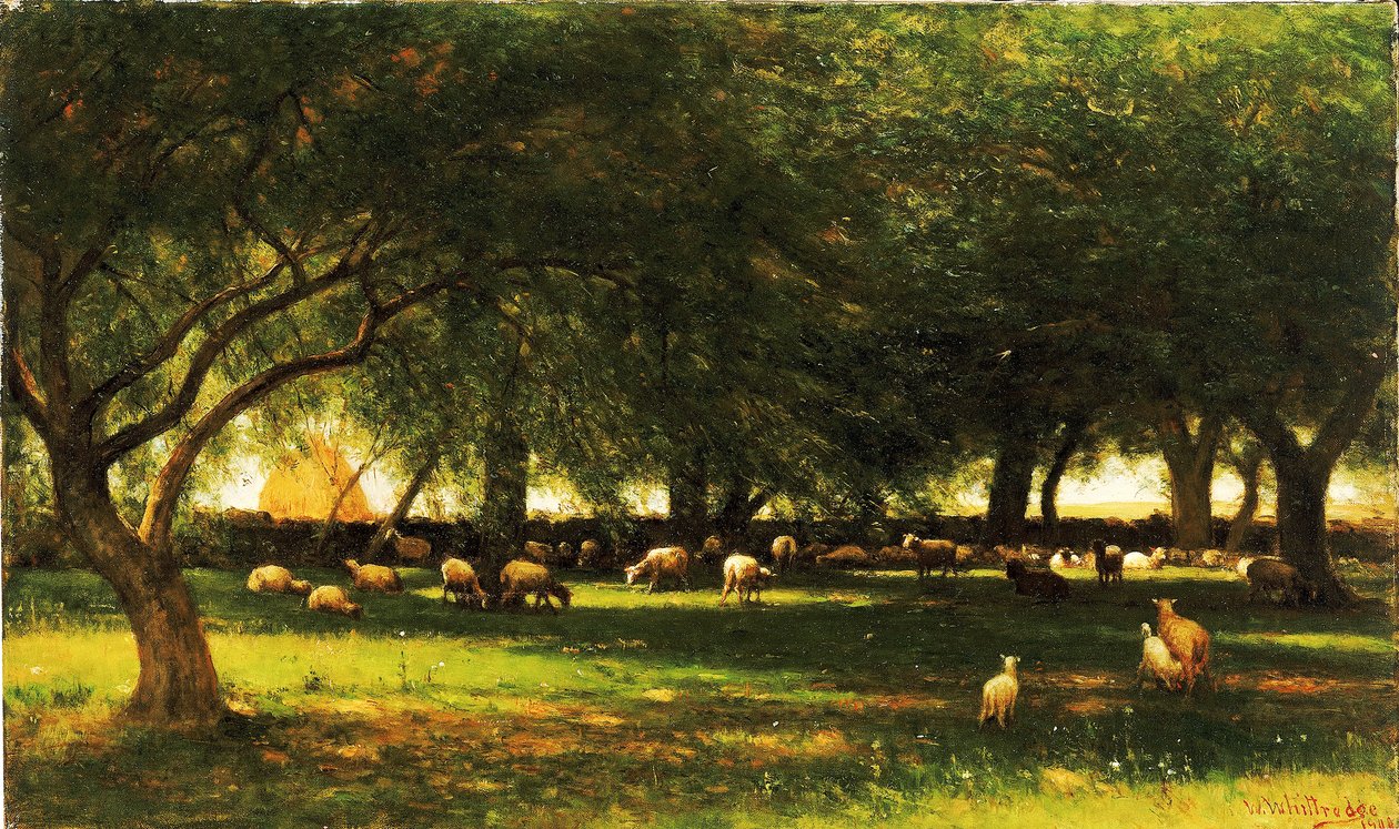 Poledne v sadu, 1900. od Worthington Whittredge