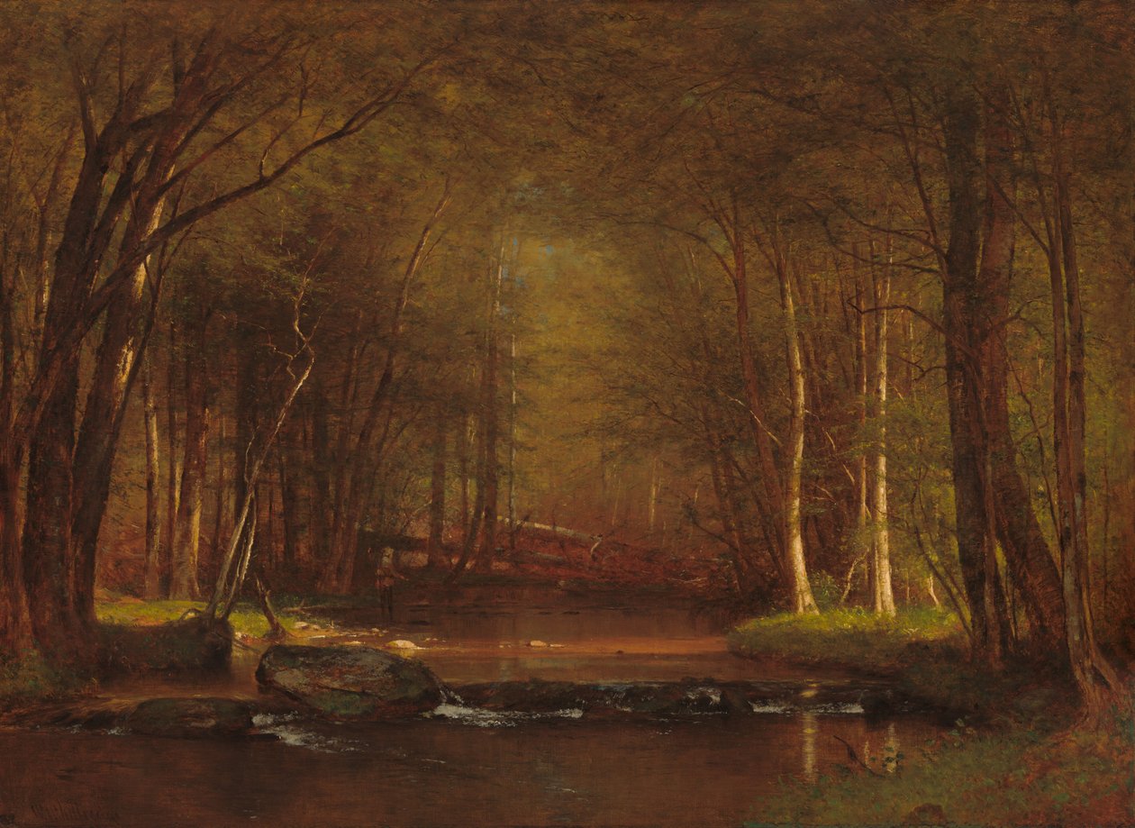 Trout Brook in the Catskills, 1875. od Worthington Whittredge