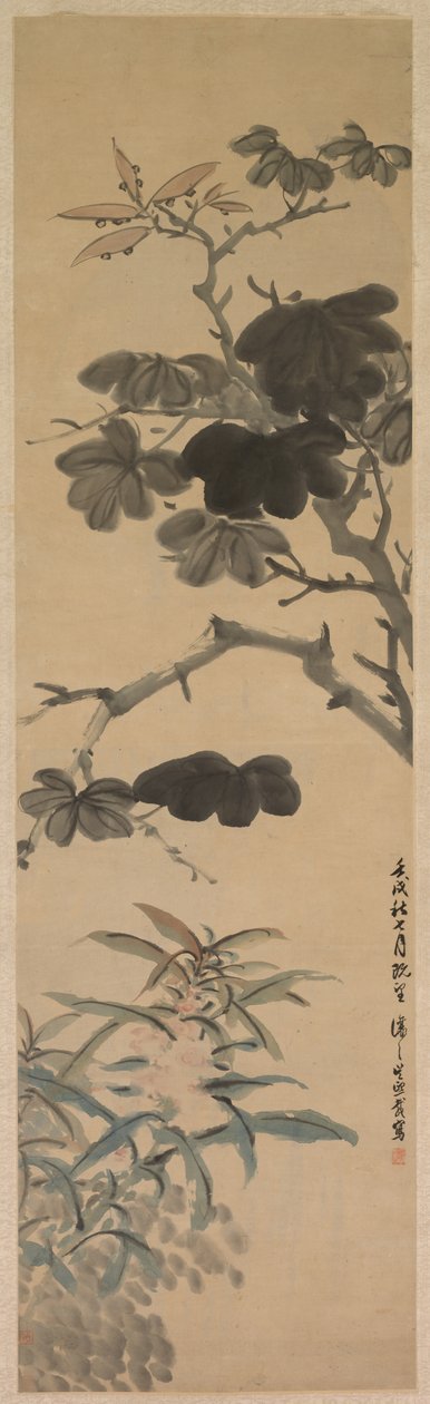 Kvetoucí rostliny, 1862. od Wu Rangzhi