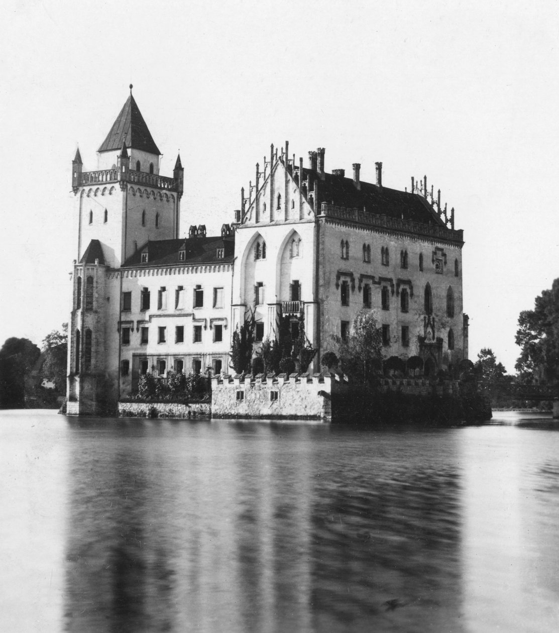 Zámek Anif, Salzburg, Rakousko, 1900. od Wurthle and Sons