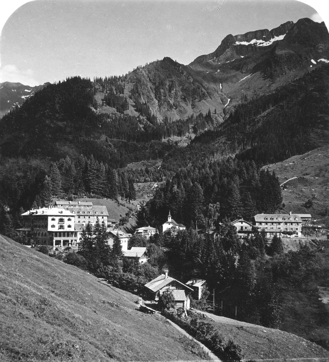 Bad Fusch, Salzburg, Rakousko, 1900. od Wurthle and Sons