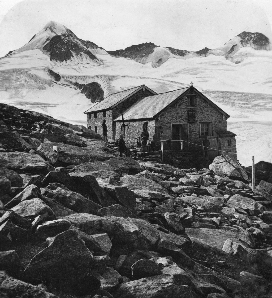 Kissinger Hut, Vysoké Taury, Rakousko, 1900. od Wurthle and Sons