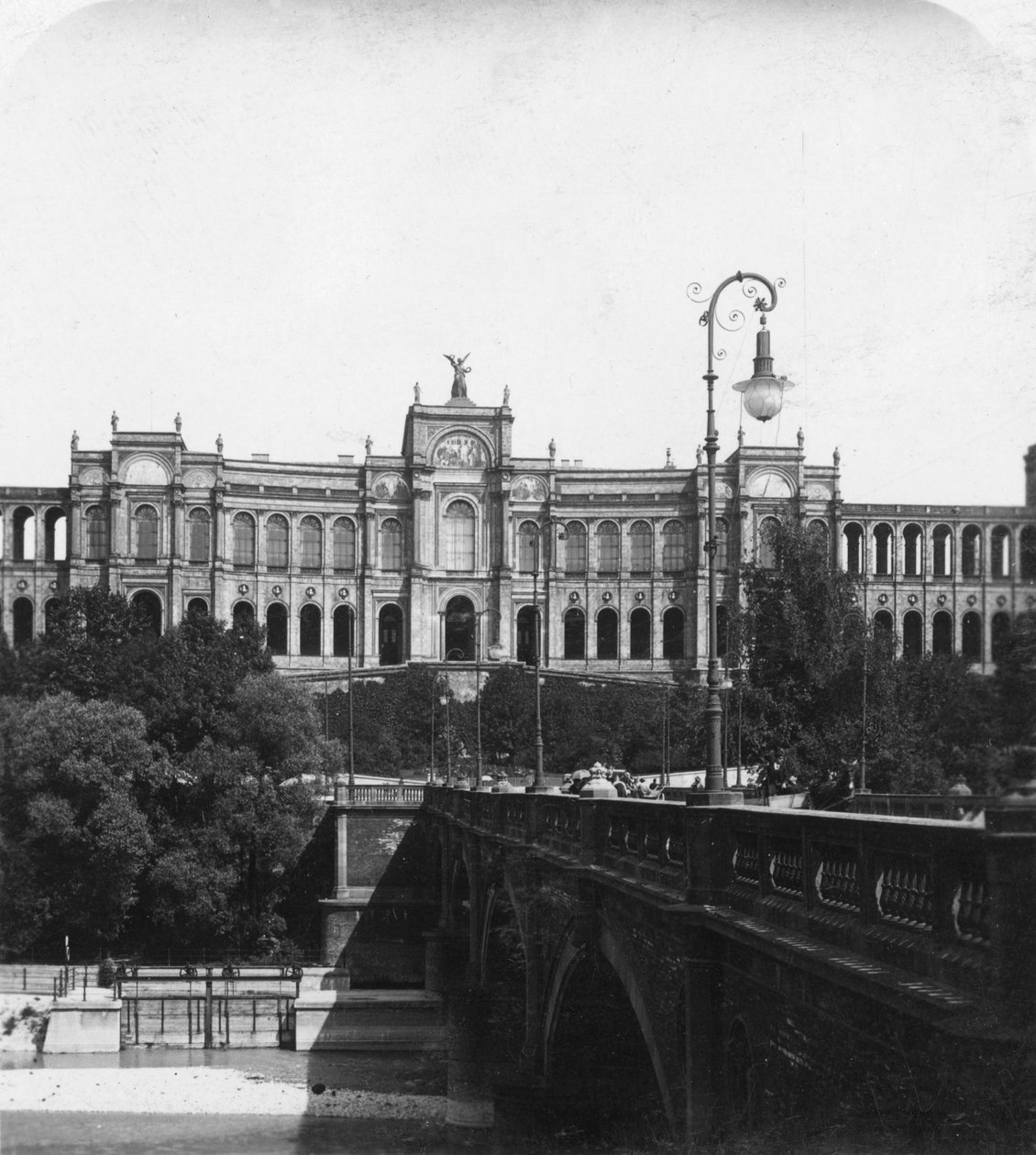 Maximilianeum, Mnichov, Německo, c1900. od Wurthle and Sons