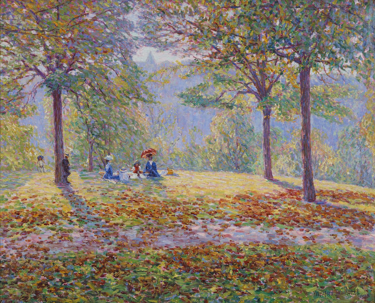 Piknik (olej na plátně) od Wynford Dewhurst
