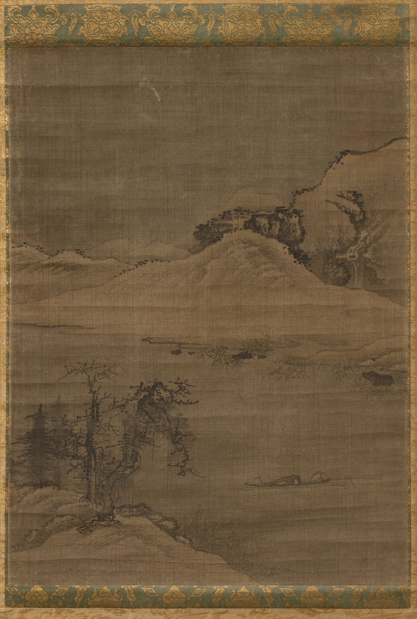 Krajina s rybáři, 1600s. od Yi Bul hae
