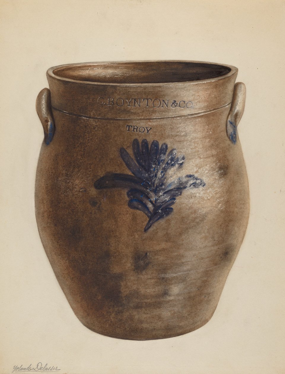 Crock, c. 1937. od Yolande Delasser