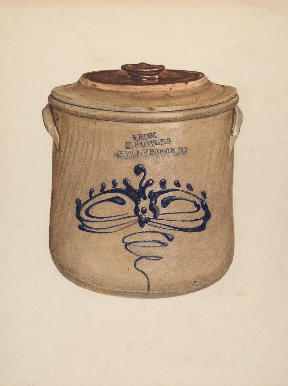 Crock s krytem, c. 1938. od Yolande Delasser