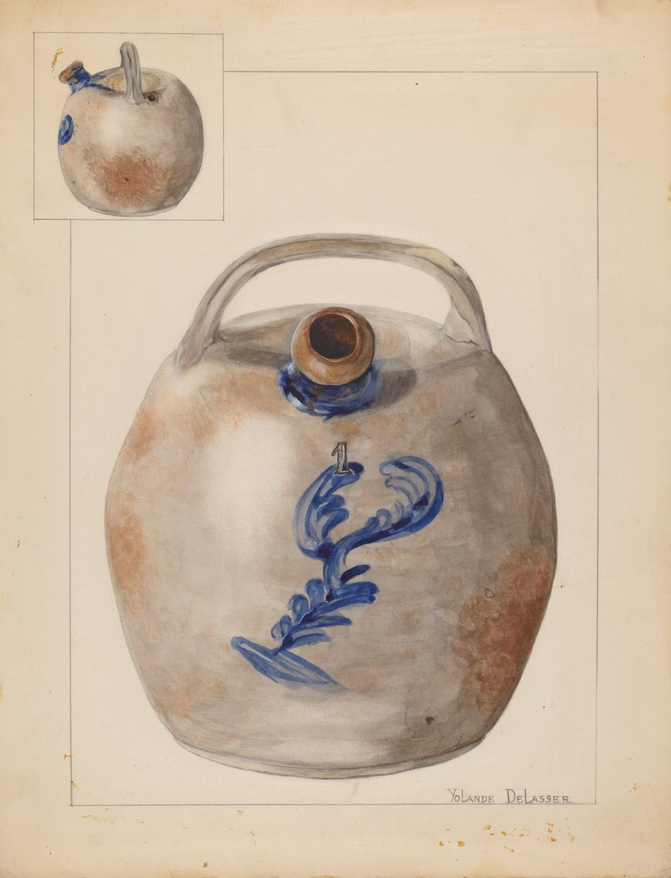 Harvester Jug, c. 1937. od Yolande Delasser