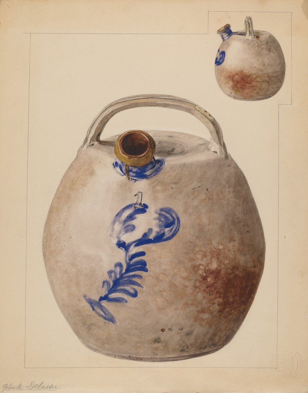 Harvester Jug, c. 1937. od Yolande Delasser
