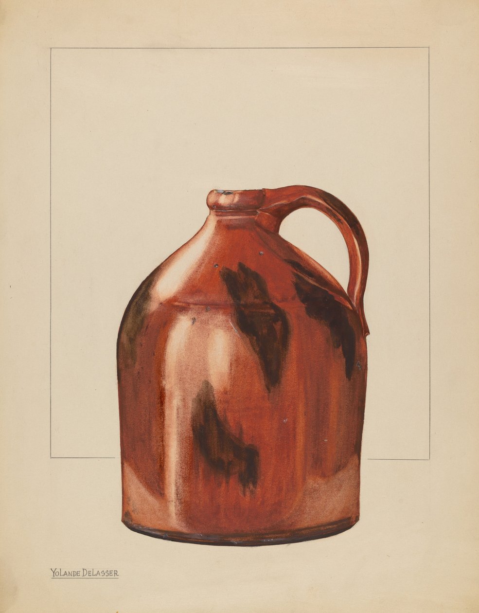 Džbán, c. 1936. od Yolande Delasser