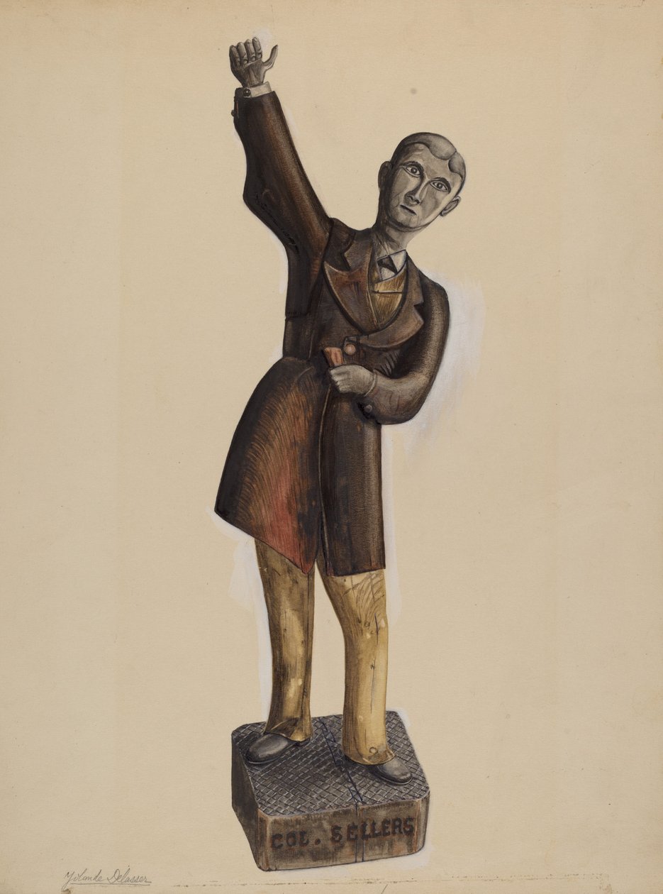 Medicine Man, c. 1937. od Yolande Delasser