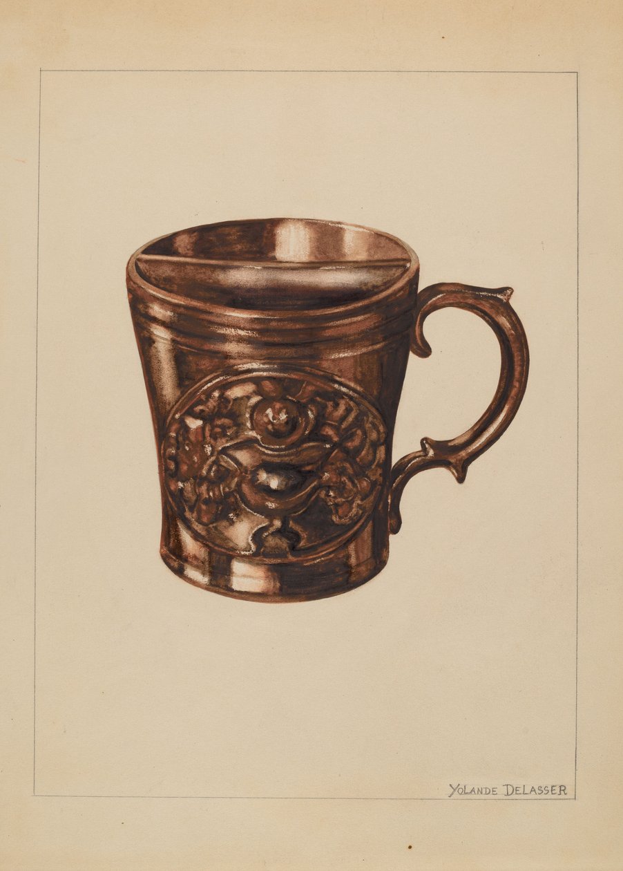 Hrnek na holení, 19351942. od Yolande Delasser