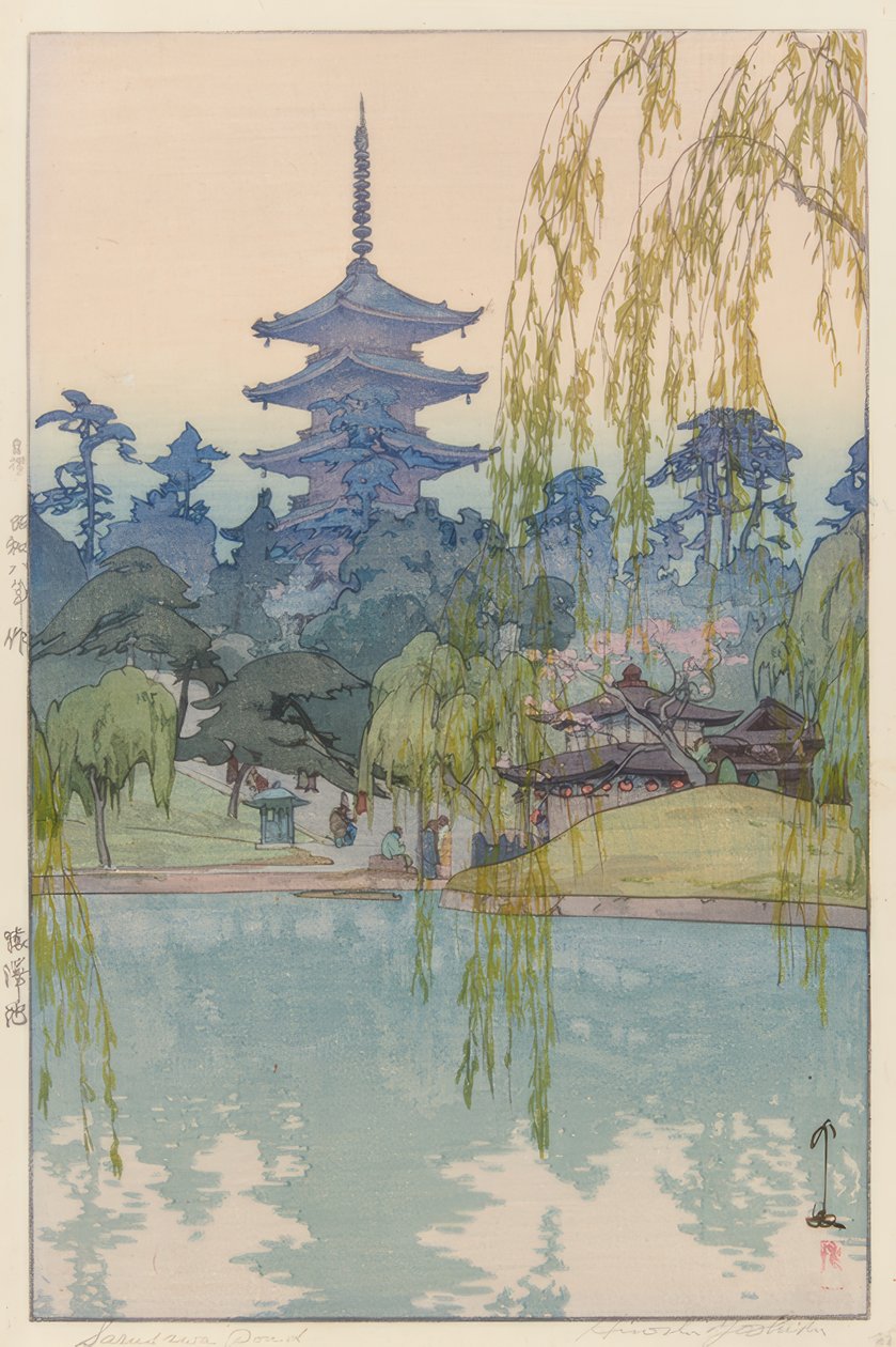 Rybník Sarusawa od Yoshida Hiroshi