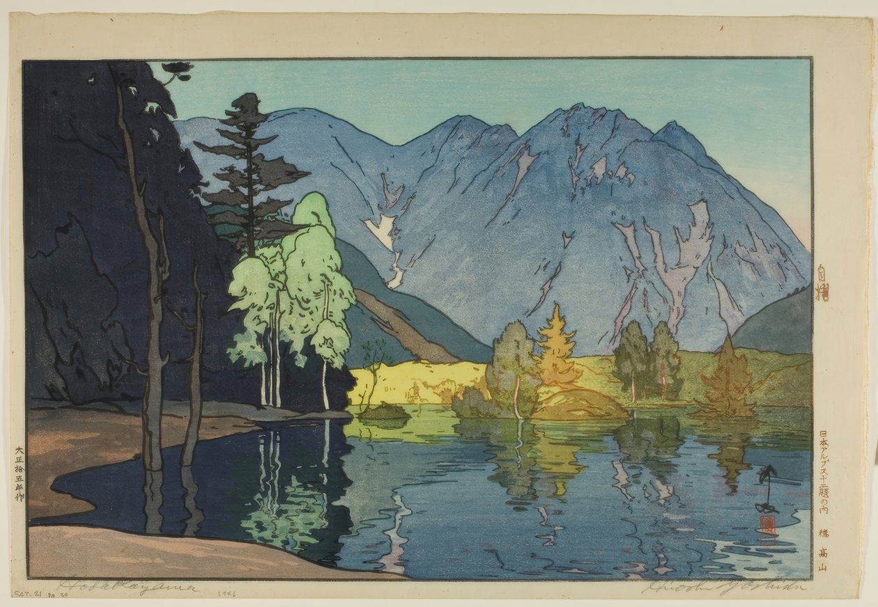 hora Hodaka (Hodakayama) od Yoshida Hiroshi