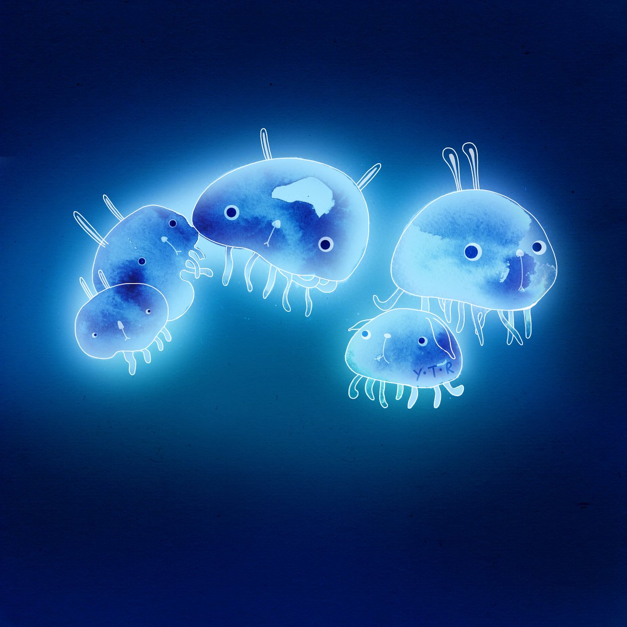 Jelly fish, 2013 (mix media) od Yoyo Zhao