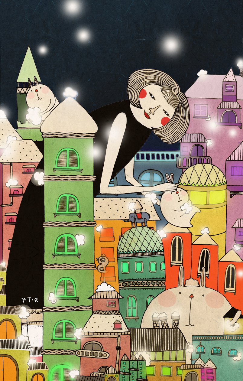 Plesnivé město, 2013, (digitální) od Yoyo Zhao