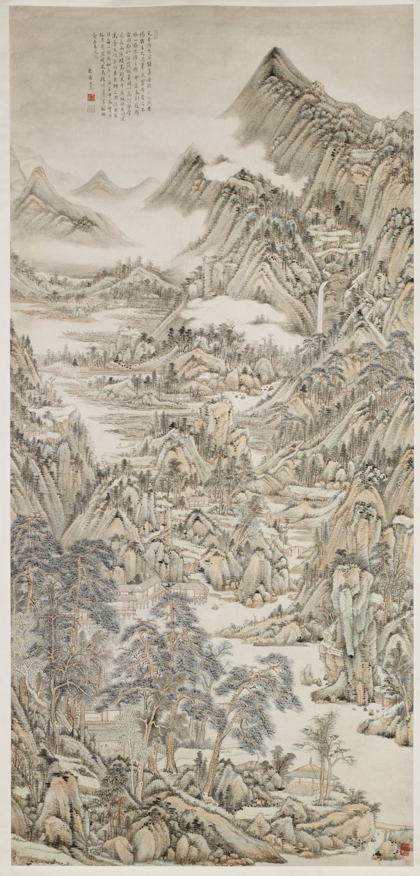 krajina po Huang gong od Yu Wang