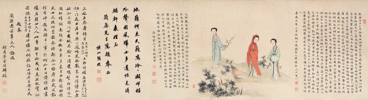 Yuan Mei a jeho studentky od Yuan Mei