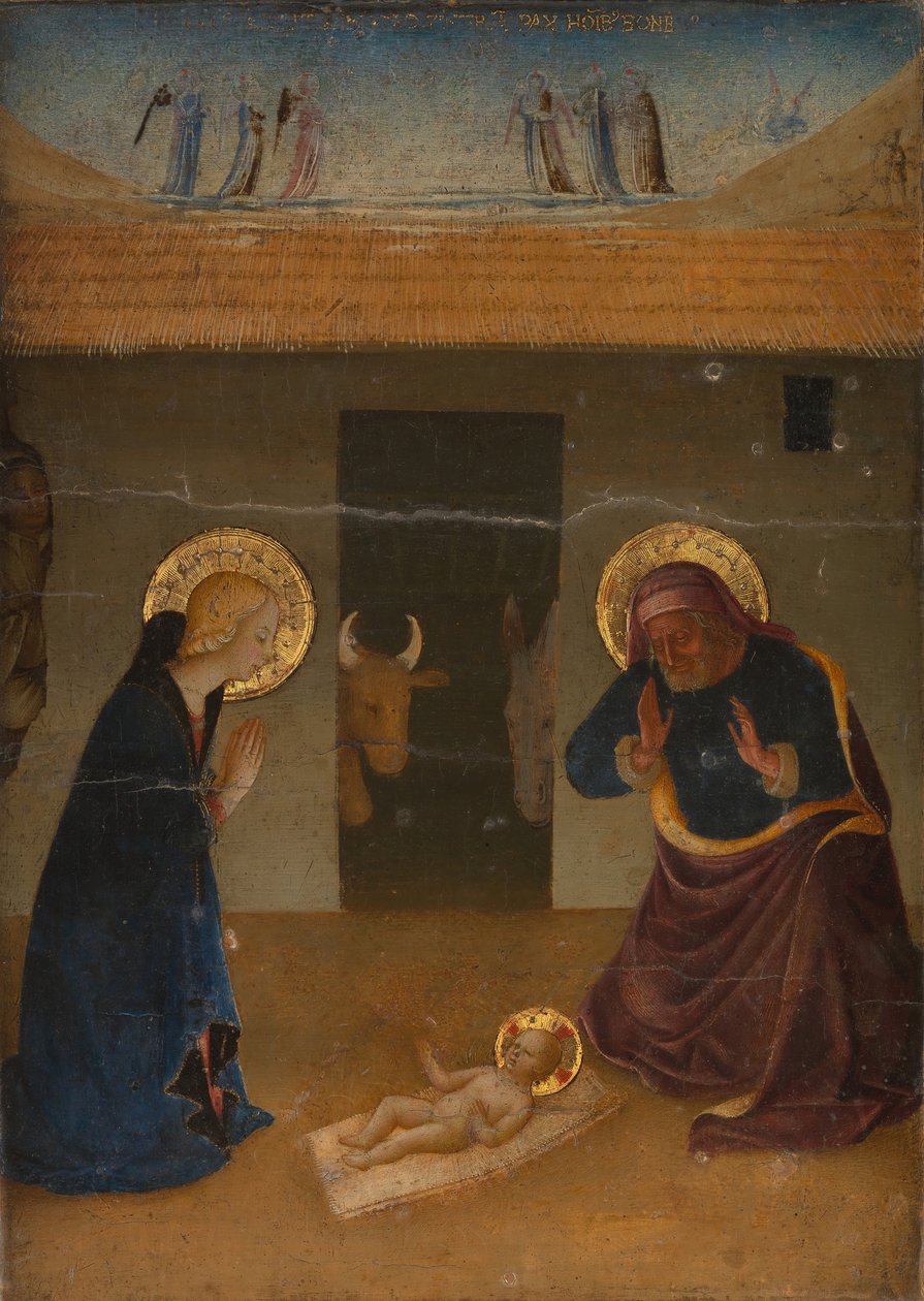 Narození Páně. od Zanobi di Benedetto Strozzi