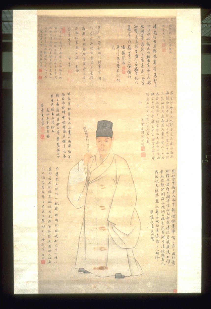 portrét pan Q na Tchaj -wanu od Zeng Jing