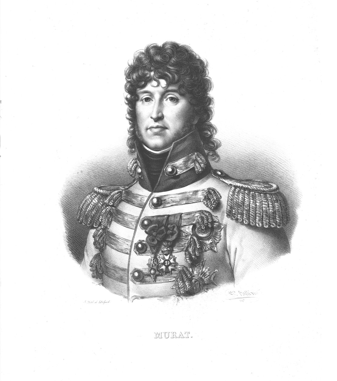 Joachim Murat, c1820. od Zephirin Felix Jean Marius Belliard