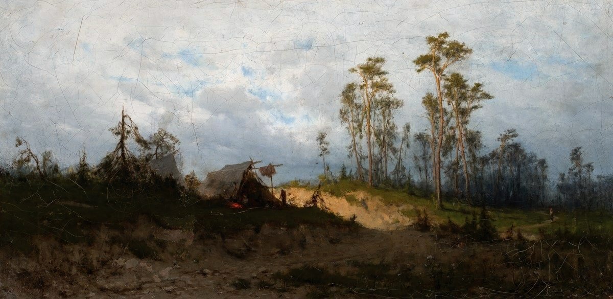 Cikánské ležení. od Zygmunt Sidorowicz