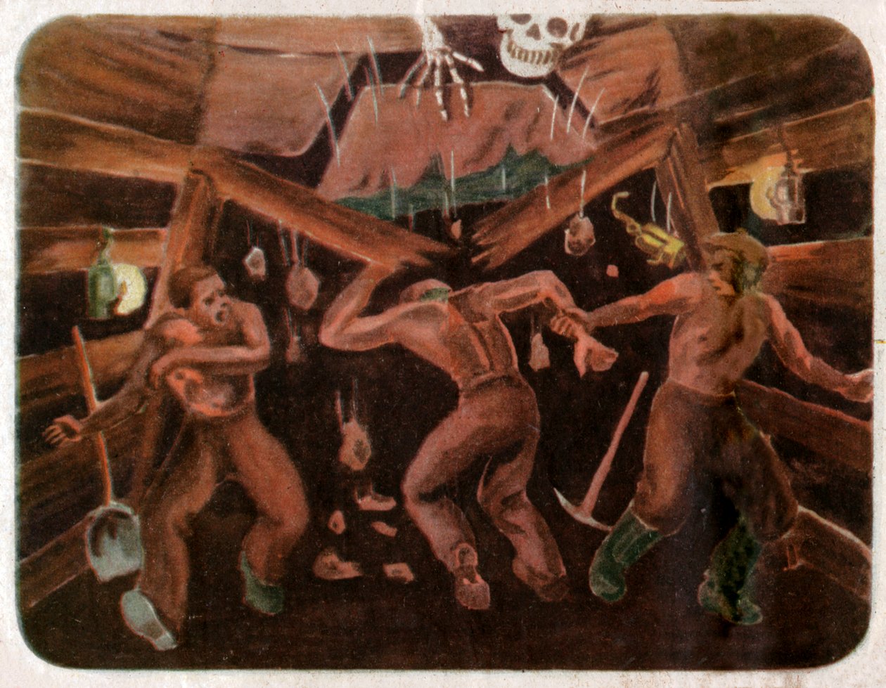 Nehoda v dole, cca 1950 od . .