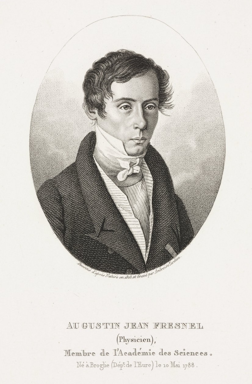 Augustin Jean Fresnel , francouzský fyzik od Frederick (attr. to) Barnard