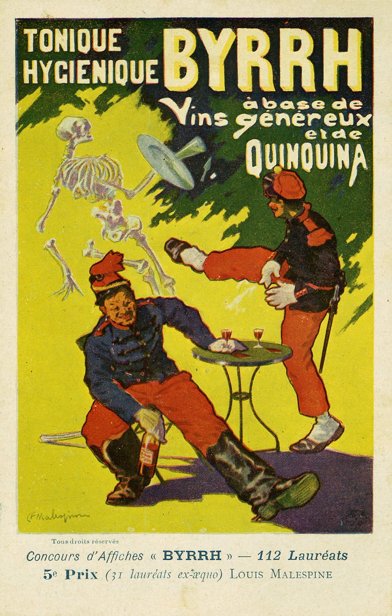 Byrrh Tonique Hygenique versus absint, c 1903 od Frederick (attr. to) Barnard
