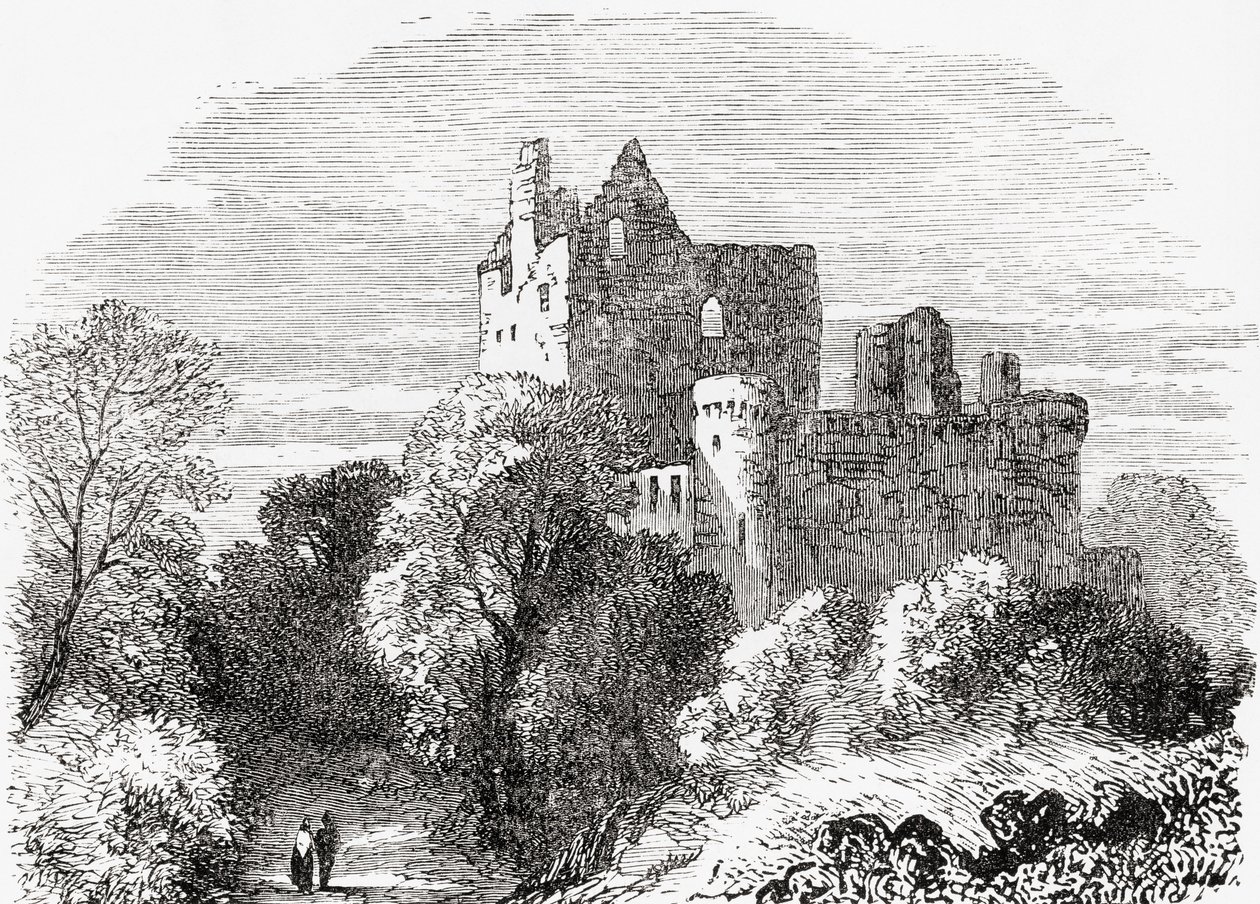 Craigmillar Castle, Edinburgh, Skotsko. od . .