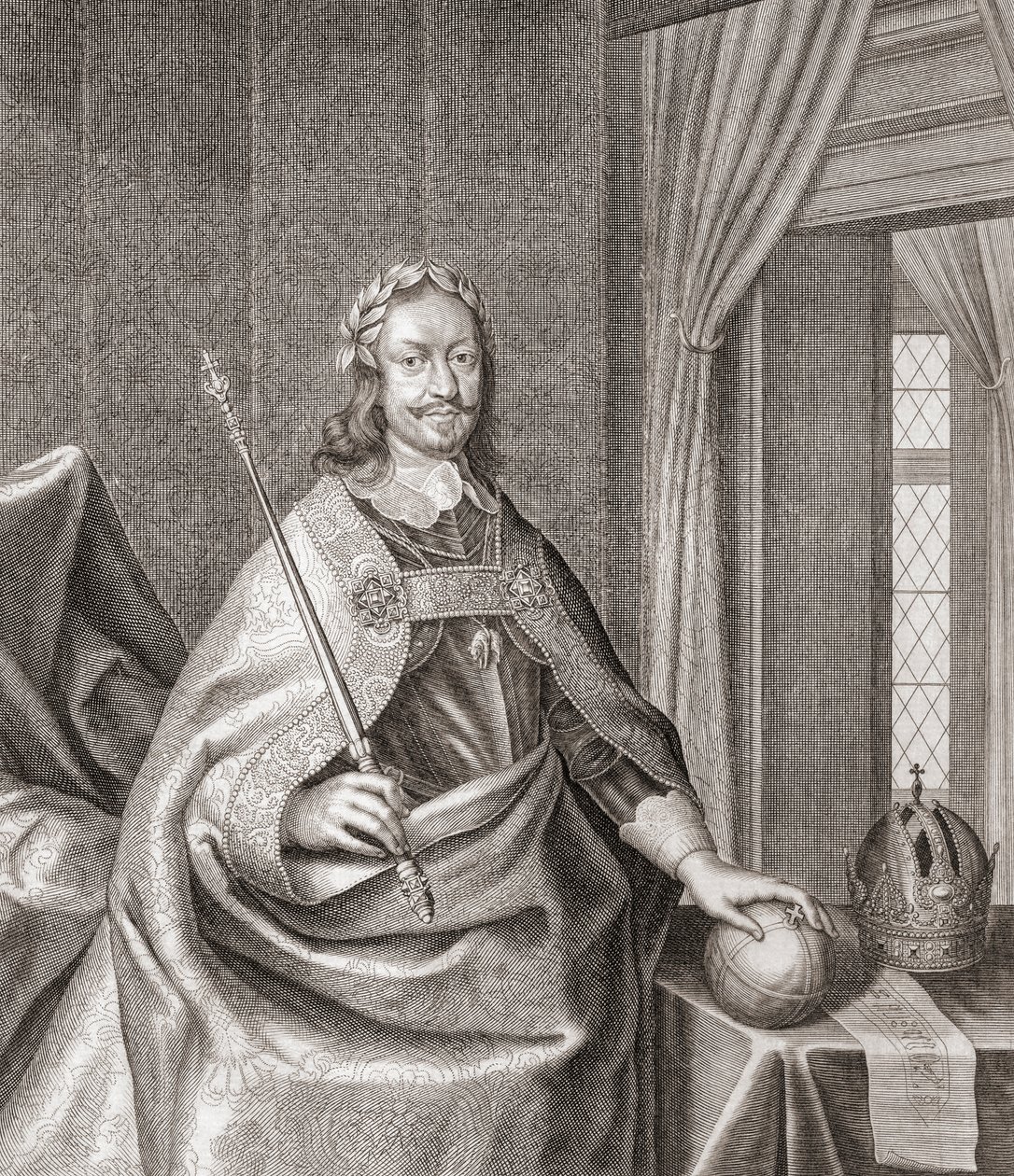 Ferdinand III., císař Svaté říše římské. Portrét. od . .