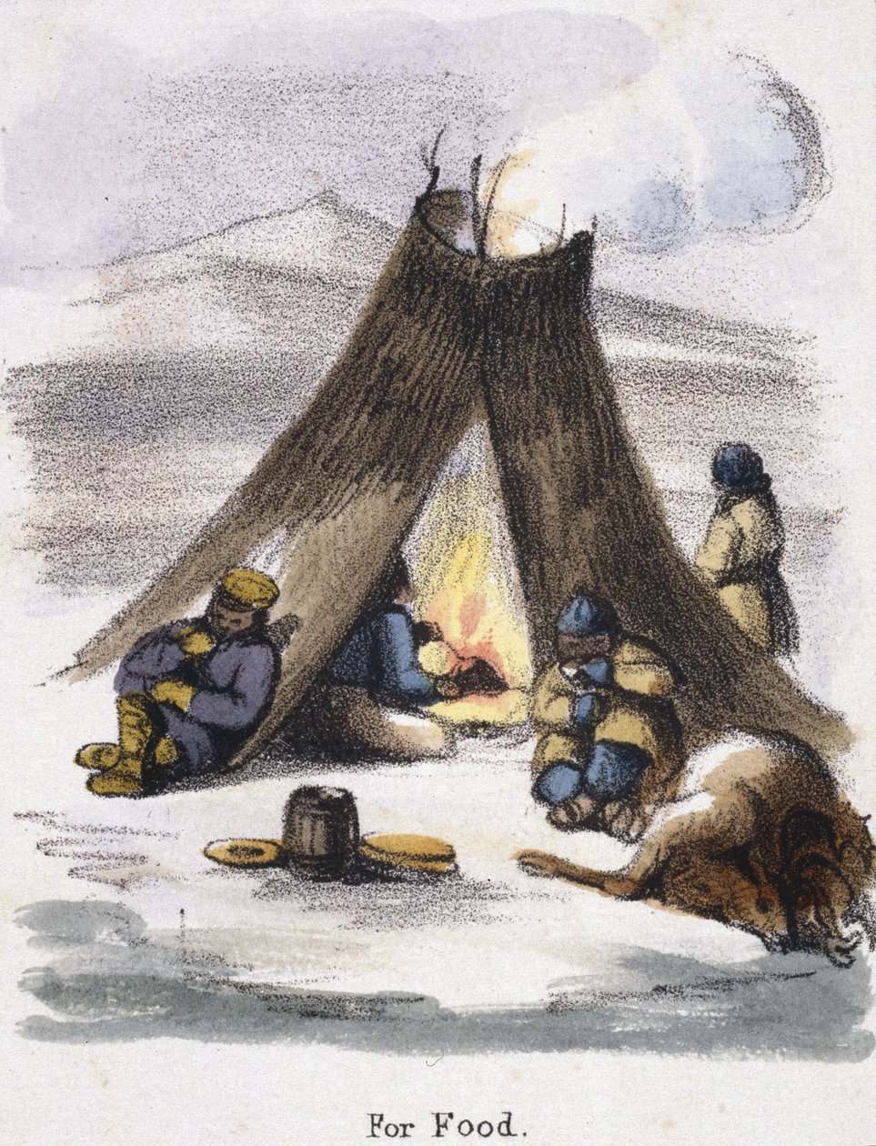 Pro jídlo, c 1845 od Frederick (attr. to) Barnard