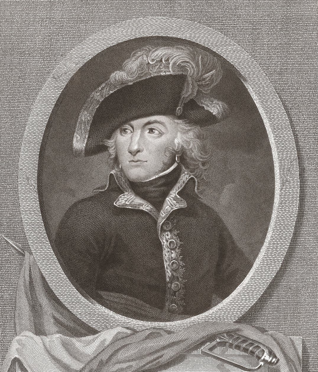 Generál Louis Lazare Hoche. Portrét. od . .