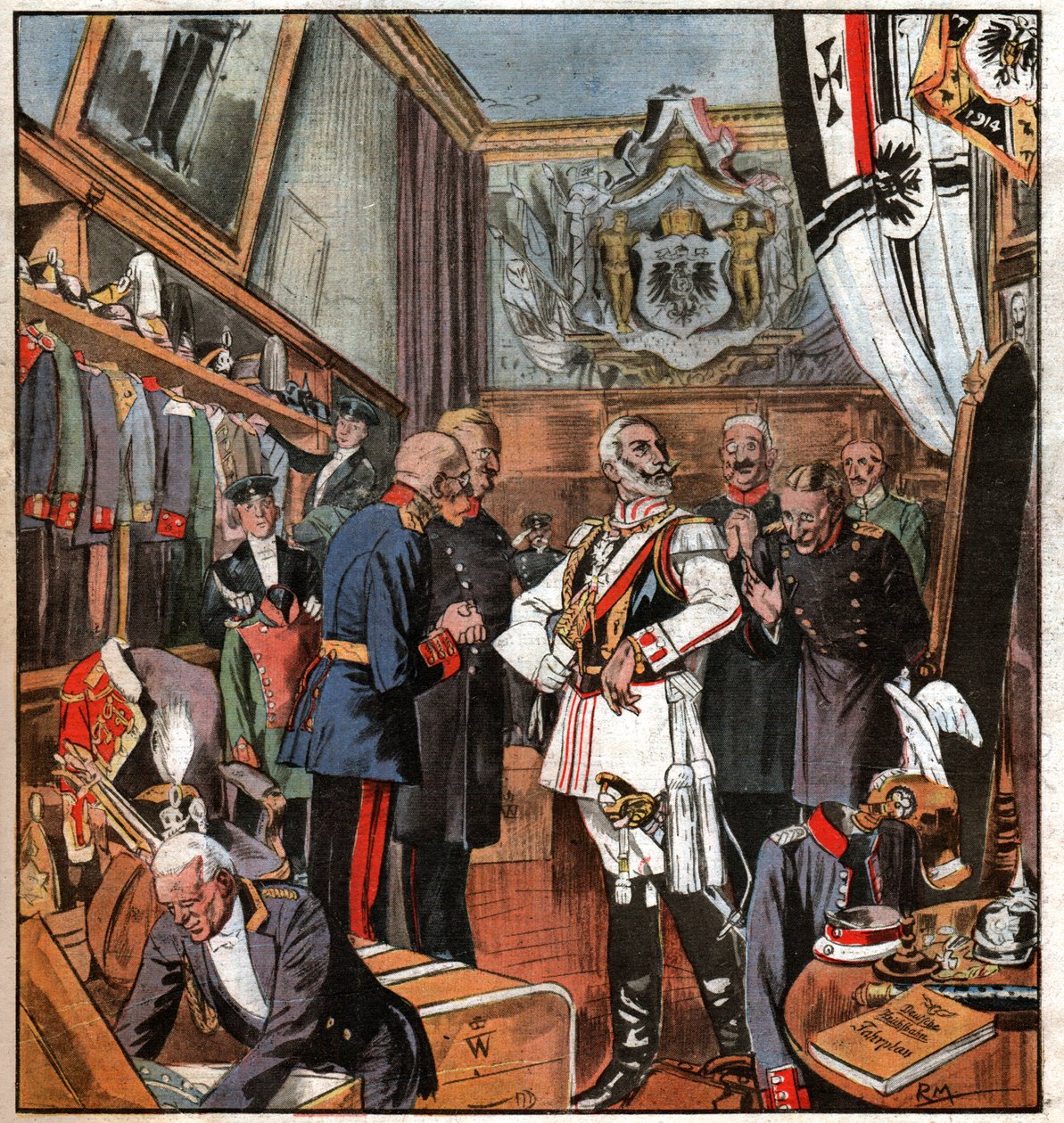 Guillaume II. Vilém II. od Ferdinand Georg Waldmuller
