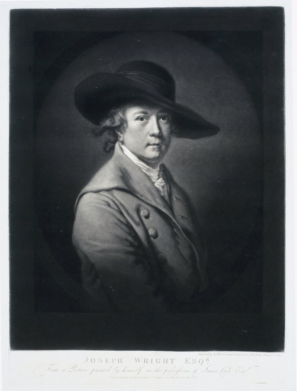 Joseph Wright , anglický malíř, konec 18. století od Frederick (attr. to) Barnard