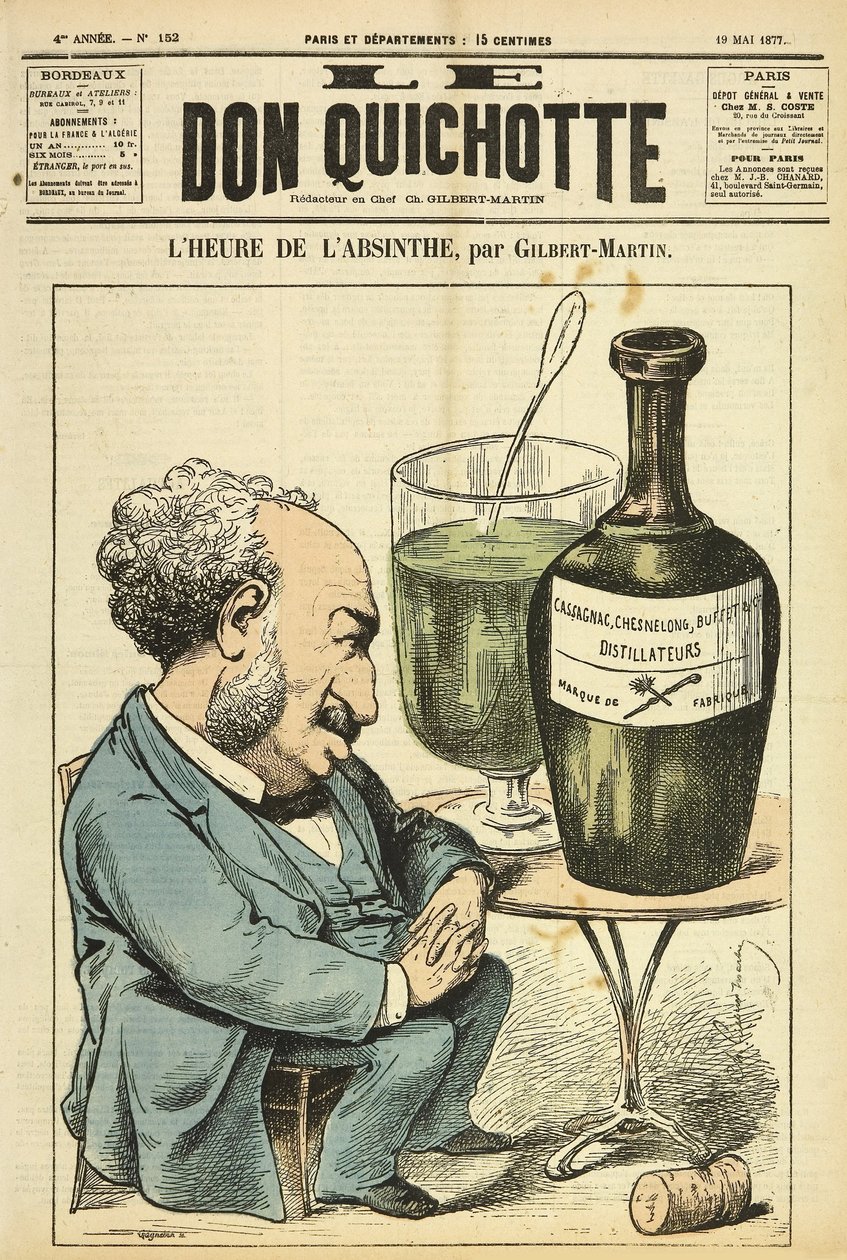 Absintová hodina od Frederick (attr. to) Barnard